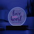 Love Note - LED Circle Plaque