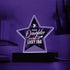 To Daughter , My Lucky Star - LED Star Plaque