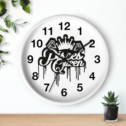 Pisces Queen Wall clock