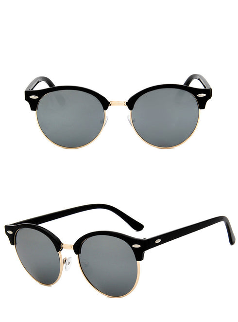Retro rice studded sunglasses
