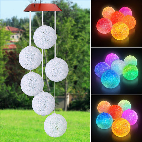 Solar Powered Crystal Ball Light