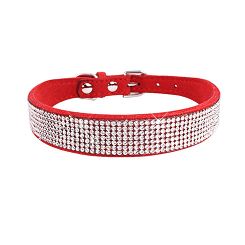 Crystal Glitter Rhinestone Dog Collar