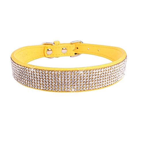 Crystal Glitter Rhinestone Dog Collar