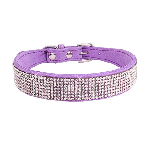 Crystal Glitter Rhinestone Dog Collar
