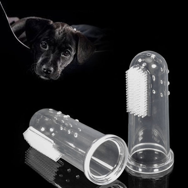 Finger Cover Dog Toothbrush