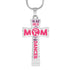Dancer Mom Cross Necklace