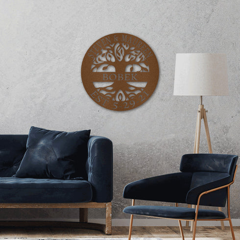 Custom Elaborate Tree Of Life Wall Art