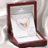Vals Day Double Hearts Necklace
