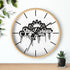 Sagittarius Queen Wall clock