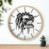 Virgo Queen Wall clock