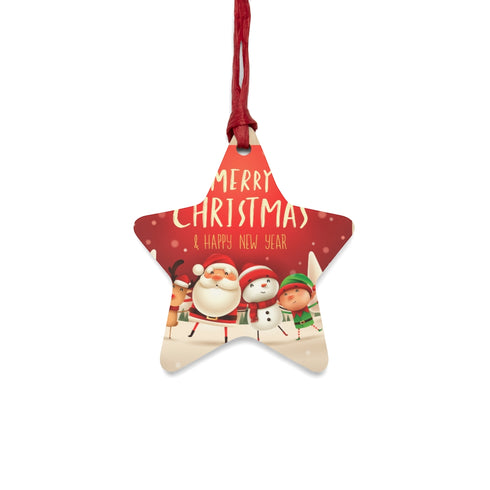 Merry Christmas - Wooden Christmas Ornaments