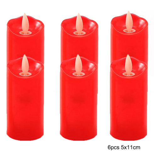 3PCS/ 6PCS LED Flameless Candles
