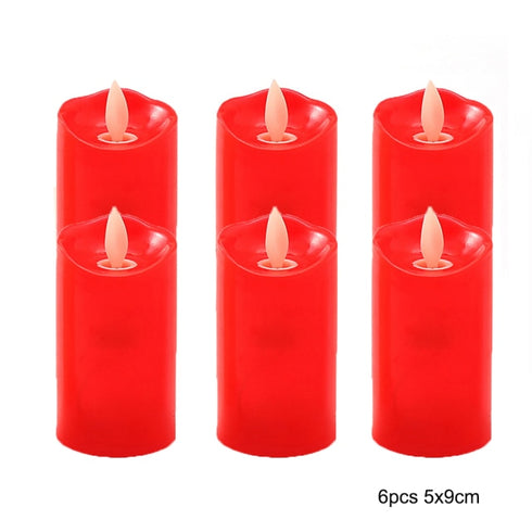 3PCS/ 6PCS LED Flameless Candles